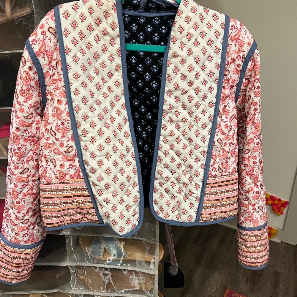 Floral Quilted Women's Reversible Jacket